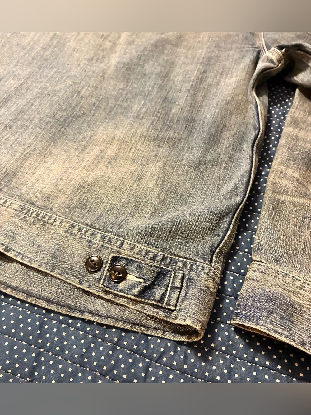DOUBLE RL RALPH LAUREN RRL DENIM JACKET- MEN’S SIZE LARGE - Picture 9 of 11